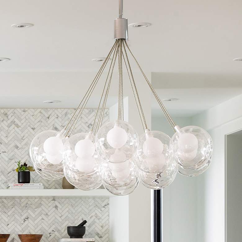 Image 1 Kuzco Bolla 28-in Chrome Chandeliers
