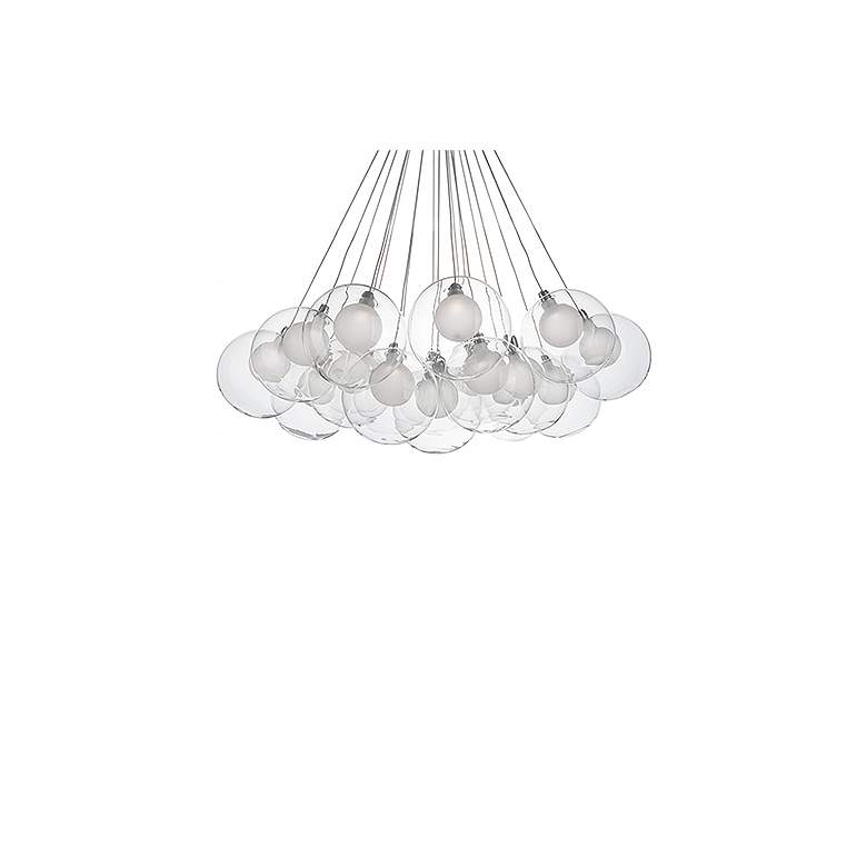 Image 3 Kuzco Bolla 28-in Chrome Chandeliers more views