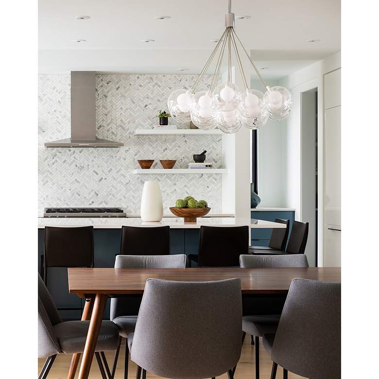 Image 4 Kuzco Bolla 28-in Chrome Chandeliers more views