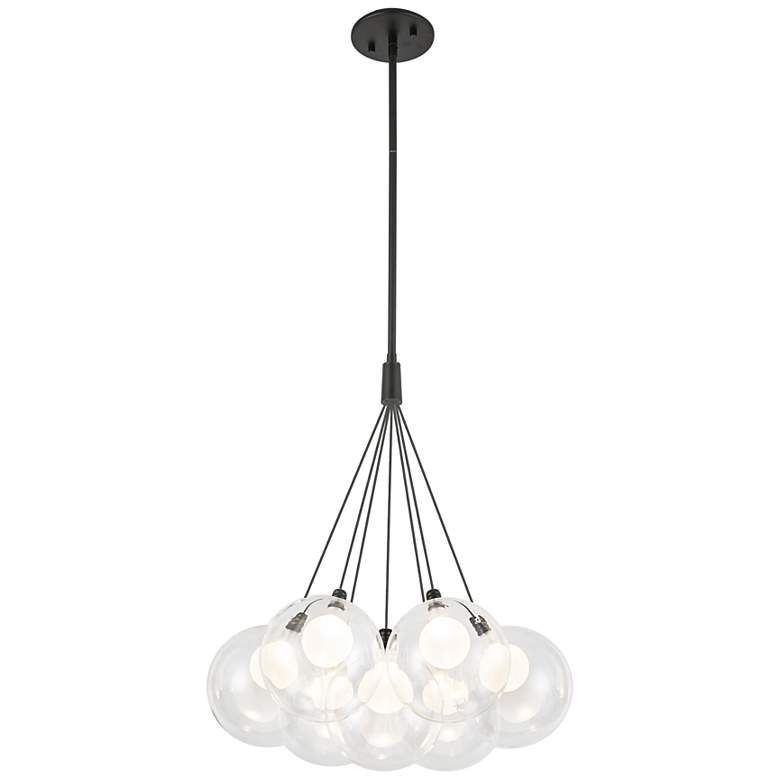 Image 4 Kuzco Bolla LED 16-in Black LED Chandelier more views