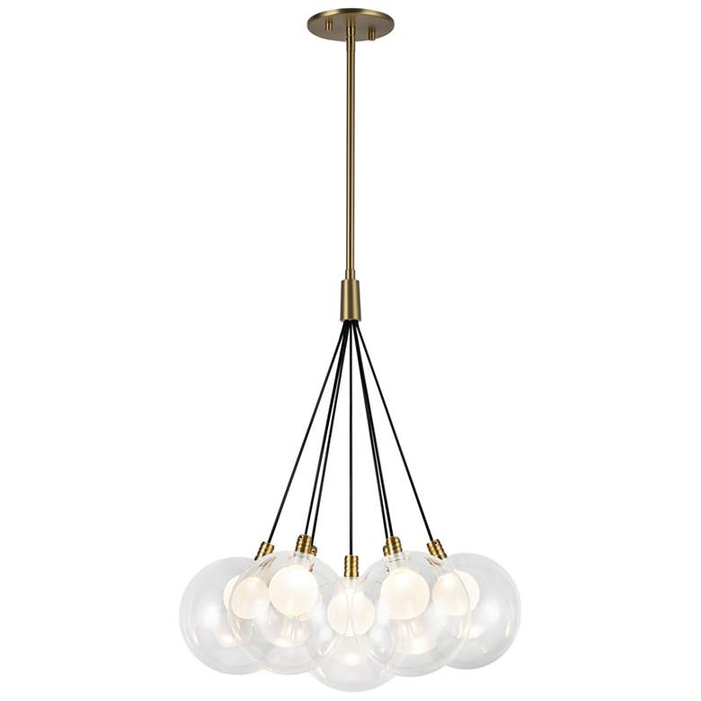 Image 1 Kuzco Bolla LED 16-in Brushed Gold LED Chandelier