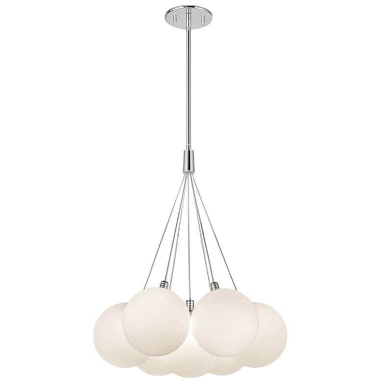 Image 1 Kuzco Bolla LED 17-in Opal Glass Chandelier