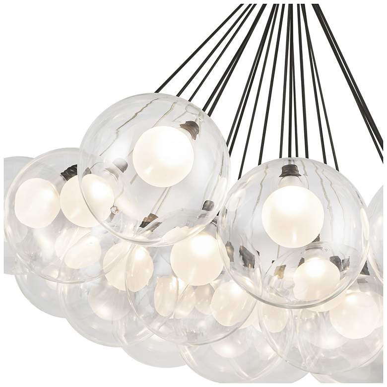Image 3 Kuzco Bolla LED 28-in Black LED Chandelier more views