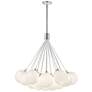 1_Kuzco Bolla LED 28-in Opal Glass Chandelier