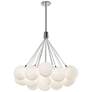 4_Kuzco Bolla LED 28-in Opal Glass Chandelier more views