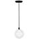 Kuzco Bolla LED 6-in Black Pendant