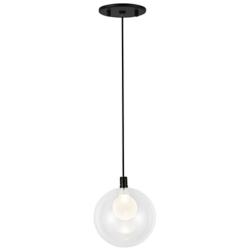 Kuzco Bolla LED 6-in Black Pendant