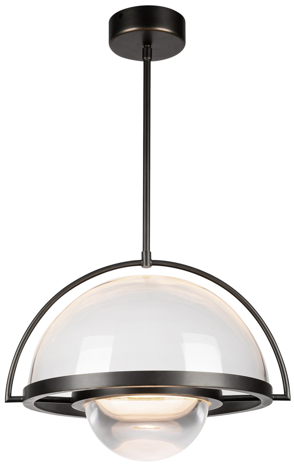 Image 2 Kuzco Bowery LED 16-in Urban Bronze Pendant