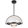 2_Kuzco Bowery LED 16-in Urban Bronze Pendant