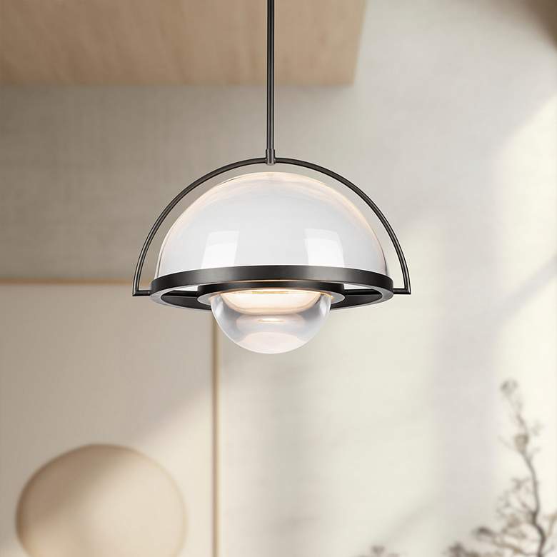 Image 1 Kuzco Bowery LED 16-in Urban Bronze Pendant