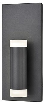 Image 2 Kuzco Brazen LED 5-in Black Wall Sconce more views