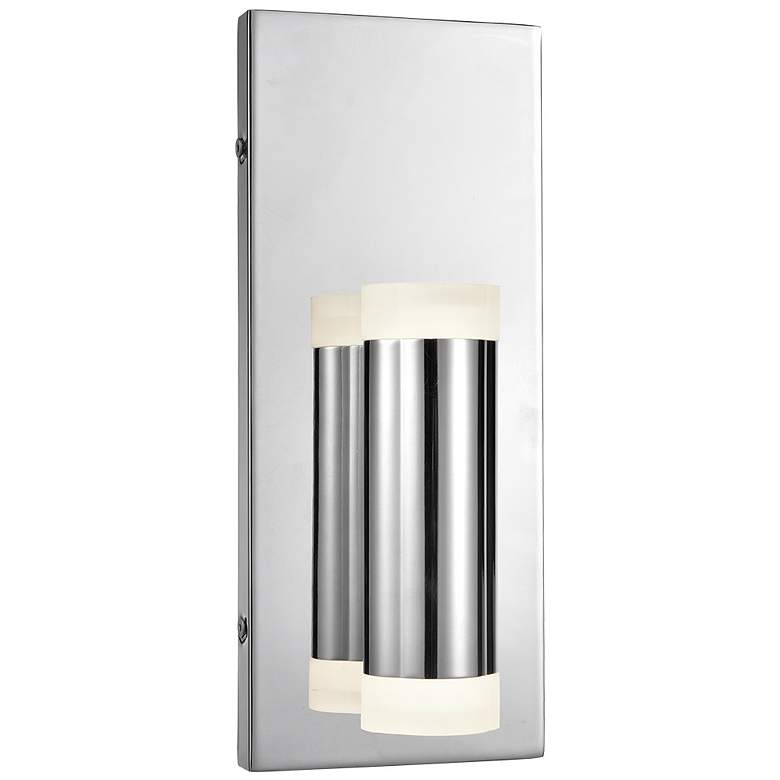Image 1 Kuzco Brazen LED 5-in Chrome Wall Sconce