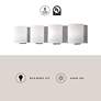 3_Kuzco Bridgewater 25-in Brushed Nickel Vanity Lights more views