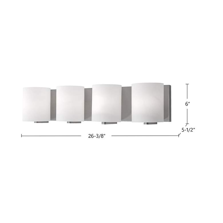 Image 4 Kuzco Bridgewater 25-in Brushed Nickel Vanity Lights more views