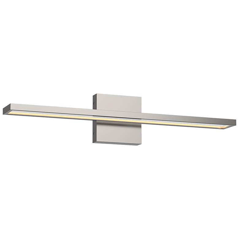 Image 1 Kuzco Brio LED 24-in Brushed Nickel Vanity Light