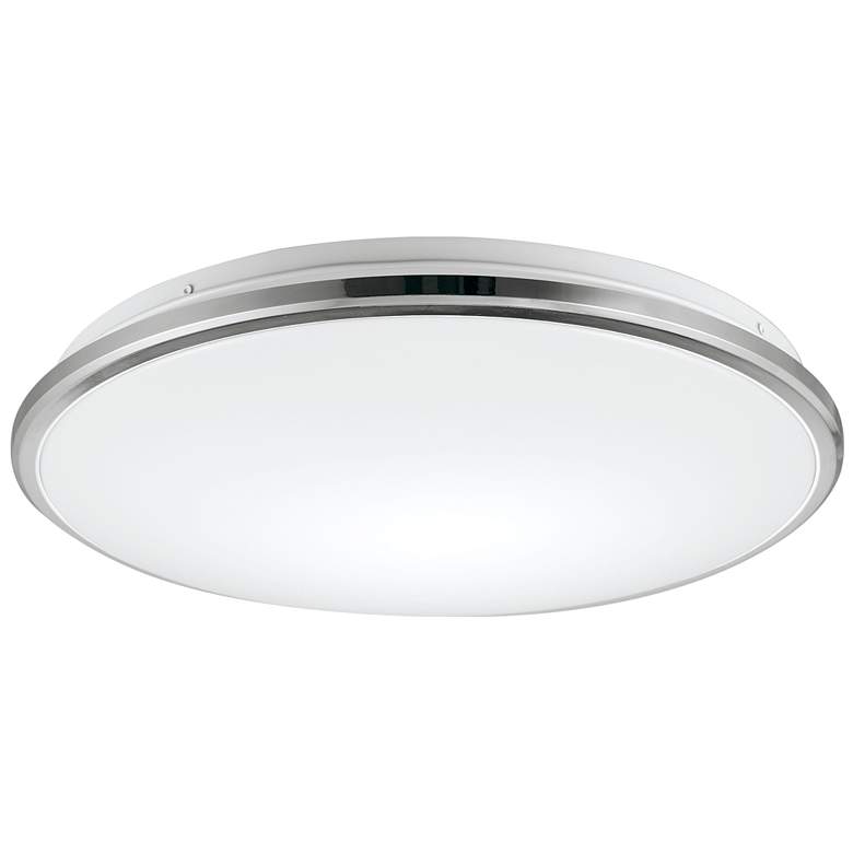 Image 1 Kuzco Brook LED 11-in Chrome Flush Mount