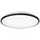 Kuzco Brook LED 13-in Black Flush Mount