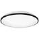 Kuzco Brook LED 15-in Black Flush Mount