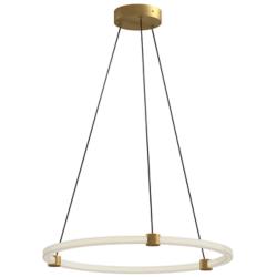 Kuzco Bruni LED 24-in Brushed Gold Pendant