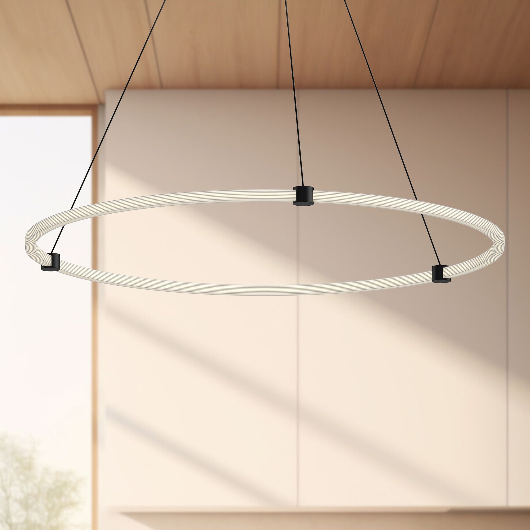 Kuzco Bruni LED 40-in Black Pendant