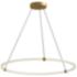 Kuzco Bruni LED 40-in Brushed Gold Pendant