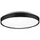 Kuzco Brunswick LED 18-in Black Flush Mount