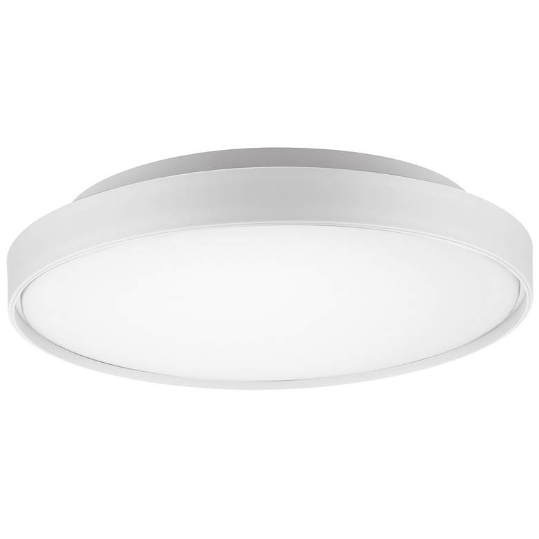 Image 1 Kuzco Brunswick LED 18-in White Flush Mount