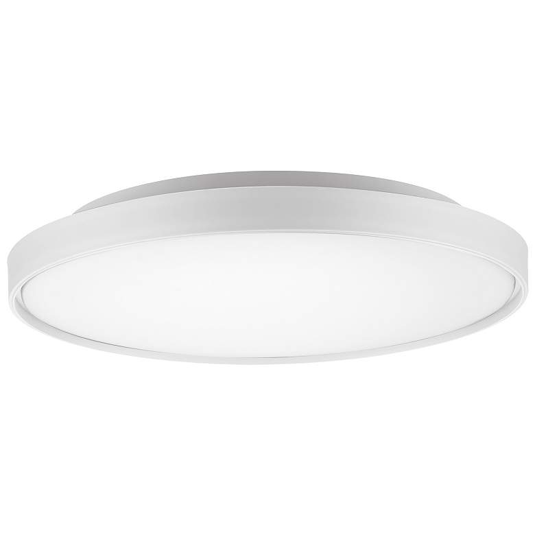 Image 1 Kuzco Brunswick LED 22-in White Flush Mount