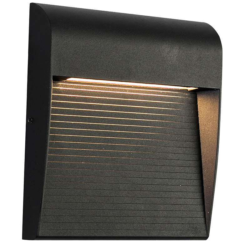 Image 2 Kuzco Casa LED 7-in Black Exterior Wall Sconce more views