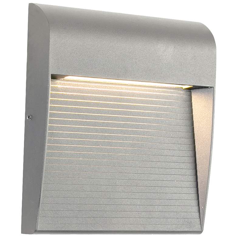 Image 2 Kuzco Casa LED 7-in Grey Exterior Wall Sconce more views