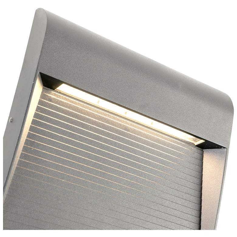 Image 4 Kuzco Casa LED 7-in Grey Exterior Wall Sconce more views