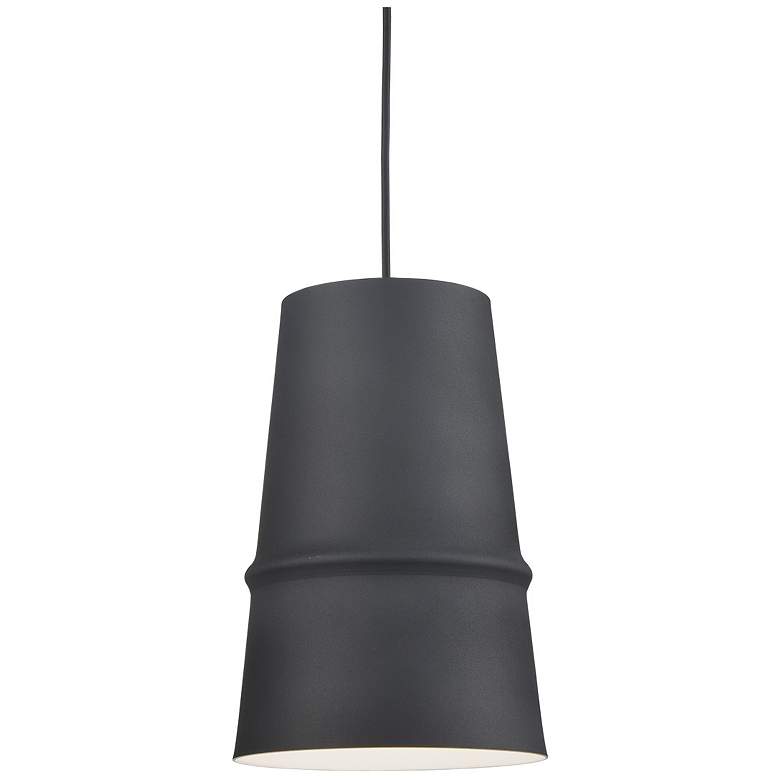 Image 1 Kuzco Castor 8-in Black Pendants