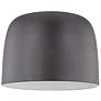 1_Kuzco Cayne LED 12-in Black/White Flush Mount