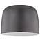 Kuzco Cayne LED 12-in Black/White Flush Mount