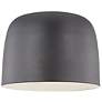 2_Kuzco Cayne LED 12-in Black/White Flush Mount more views