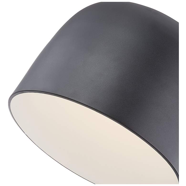 Image 3 Kuzco Cayne LED 12-in Black/White Flush Mount more views