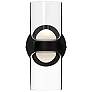 2_Kuzco Cedar LED 11-in Black/Clear Wall Sconce more views