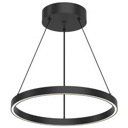 Kuzco Cerchio LED 18-in Black Pendant