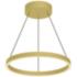 Kuzco Cerchio LED 18-in Brushed Gold Pendant