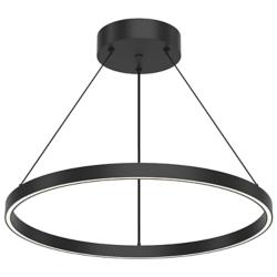 Kuzco Cerchio LED 24-in Black Pendant