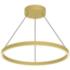 Kuzco Cerchio LED 24-in Brushed Gold Pendant