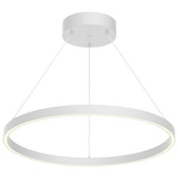Kuzco Cerchio LED 24-in White Pendant