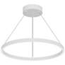 2_Kuzco Cerchio LED 24-in White Pendant