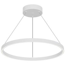Kuzco Cerchio LED 24-in White Pendant