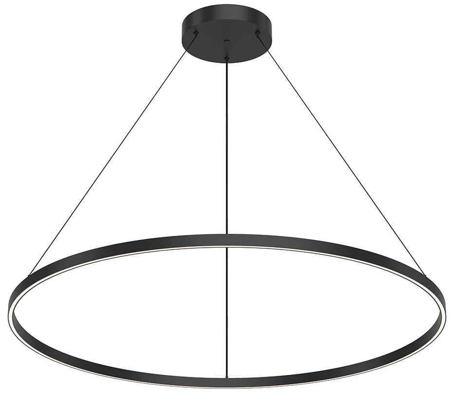 Kuzco Cerchio LED 48-in Black Pendant