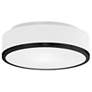 2_Kuzco Charlie LED 12-in Black Flush Mount more views