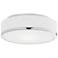 Kuzco Charlie LED 12-in Chrome Flush Mount