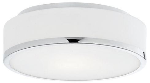 Image 2 Kuzco Charlie LED 12-in Chrome Flush Mount more views