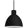 2_Kuzco Chroma LED 12-in Black Pendant more views