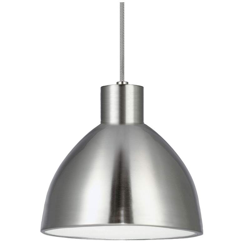 Image 1 Kuzco Chroma LED 12-in Brushed Nickel Pendant
